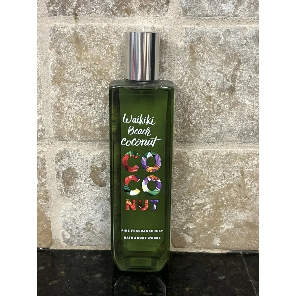 Bath &‎ body Works Waikiki Beach Coconut Fine Fragrance Mist Spray 8 oz